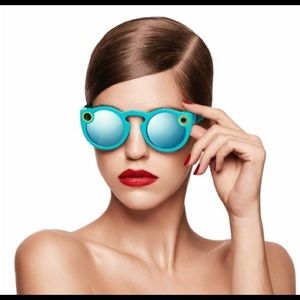 Teal Snap Spectacles